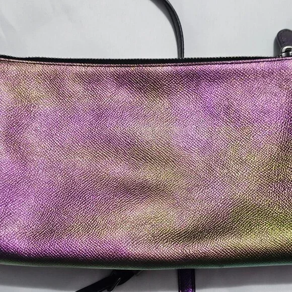 Rare Coach Crosby Iridescent Leather Crossbody Bag - Picture 2 of 8